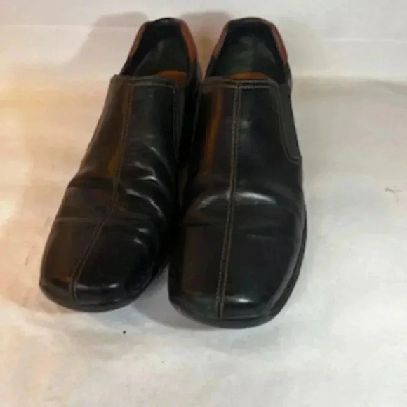 Cole Haan Black Leather Slip On Loafers Men’s Size 9.5 EUC - Picture 2 of 13